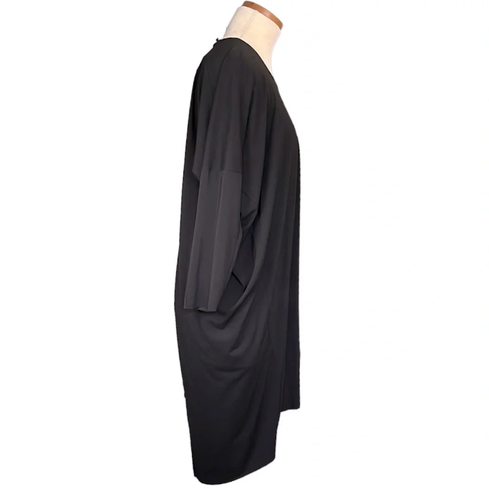 COS Jersey Tunic Short Dress, Black, Small - Picture 4 of 14